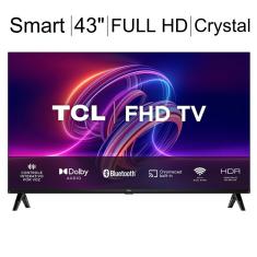 Smart TV 43" TCL Full HD com Android Tv com opcao de mais de 10 mil APPSs - S5400A