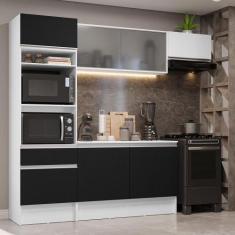 Cozinha Completa Topazio com Armário, Balcão e Tampo Madesa