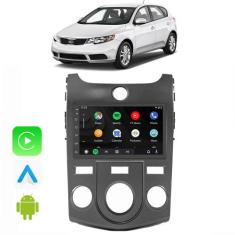 Kit Multimidia Cerato 2009 2010 2011 2012 2013 7" Android Auto CarPlay
