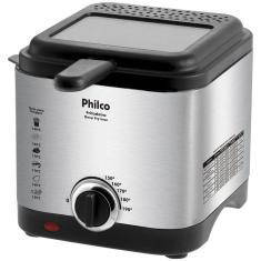 Fritadeira Philco 1,8L Visor Inox 1200W Deep Fry 110V