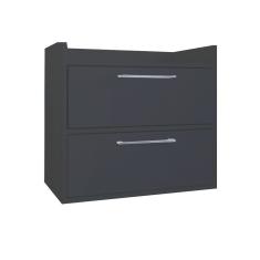 Gabinete Banheiro Suspenso 2 Portas Trovarelli Preto