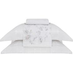 Jogo De Cama King Percal 180 Fios Buddemeyer Naturale