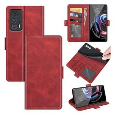 Capa para Motorola Moto Edge 20 Pro 5G, carteira de couro PU premium estilo livro capa de telefone magnética flip dobrável com compartimentos para cartão para Motorola Moto Edge 20 Pro 5G capa de