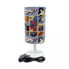 Luminária Abajur Quadrinhos Liga da Justiça - Mileno