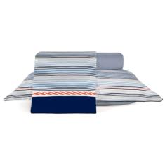 Jogo Roupa de Cama king 100% Algodão 180 fios Teka Florença