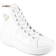 Tênis Feminino Cano Alto Flatform Verão Sapato Show 14492-Feminino