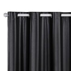 Cortina Blackout Pvc Corta 100 % A Luz 2,80 M X 2,80 M Preto - Eddi Ca