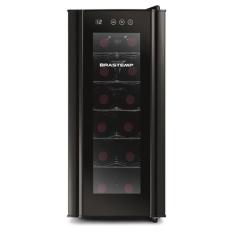 Adega Brastemp 12 Garrafas com painel touch - BZC12BE, Preto, 220V