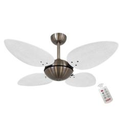 Ventilador Volare Off P Palmae Branco 220V e Controle Remoto - Casa H,