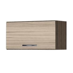 Armário Aéreo Cozinha Geladeira 1 Porta 60 Cm Castanho Avelã