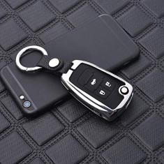Capa porta-chaves para carro Smart Zinc Alloy Key Case, apto para cruze chevrolet trax sônica cruze tahoe onix cruze 2011, chaveiro para carro ABS Smart Car Key Fob