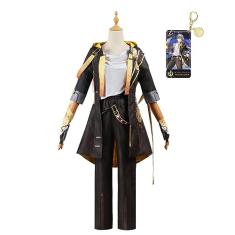 Trailblazer Caelus Conjunto de acessórios de cauda de traje de jogo de fantasias para fãs de RPG de Star Rail