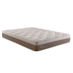 Colchão Queen 25cmx158cmx198cm Molas Maxspring Barry Herval Branco/Marrom
