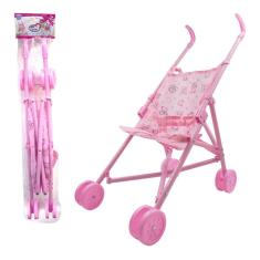 Carrinho De Boneca Guarda-chuva: Leve, Fácil Montagem - Rosa