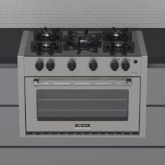 Fogao a Gas de Embutir 5 Bocas Venax Gaudi Line Inox