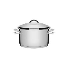 Caçarola Funda Aço Inox 20cm 3,65l Solar Tramontina, Prata, 20cm