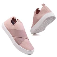 Tenis Feminino e Masculino Lançamento Calçe Fácil Academia Caminhada D