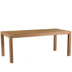 Mesa Sala de Jantar 190cm Madeira Maciça Acácia Escovado