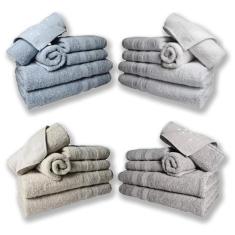 Jogo De Toalhas 8 Banhos 8 Rostos 8 Grande Grossa