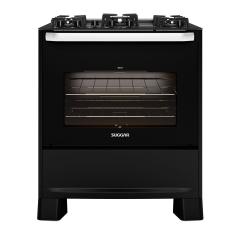 Fogão Best Glass Suggar 5 Queimadores Preto FGVBG510PT Bivolt