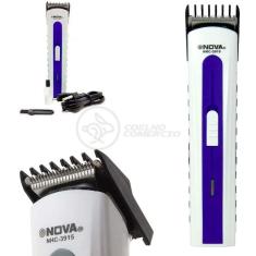 Máquina De Cortar Cabelo Barba Pelos Pezinho Portátil Nhc-3915 Bivolt Recarregável Azul - Nova