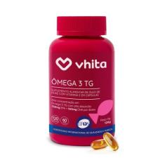 Ômega 3 1000mg TG - Importado e Rico EPA DHA Com Selo IFOS e Vitamina 