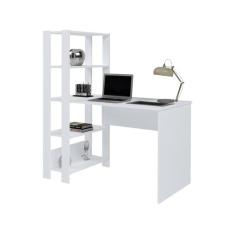 Escrivaninha com Estante Match Artely, Branco
