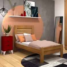 Cama Solteiro Safira Tcil - Cinamomo