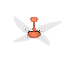 Ventilador Teto Turbo Sala Quad Cobre 4 Pás MDF Ventax 220V