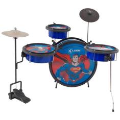 Bateria Infantil Azul Warner Superman Heroes - Luen
