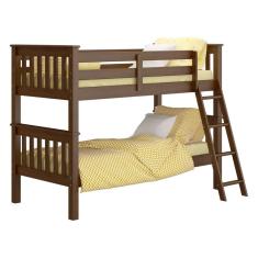 Beliche de Solteiro Madeira Maciça para Colchão 88 x 188 cm Multimóveis CR35206