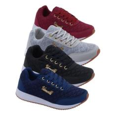 Tênis Feminino Academia - Kit 4 Tênis Super Confortáveis - Vanelli, 36