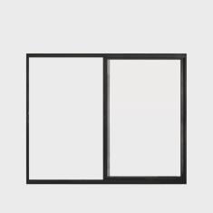 Janela de Alumínio de Correr 100x100cm 2 Folhas Hale Esquadrias