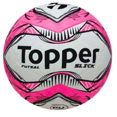 Bola Futsal Topper Slick Ii - Rosa, Rosa e Preto, 64
