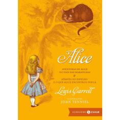 Livro - Alice: edição bolso de luxo: Aventuras de Alice no País das Maravilhas & Através do Espelho e o que Alice encontrou por lá