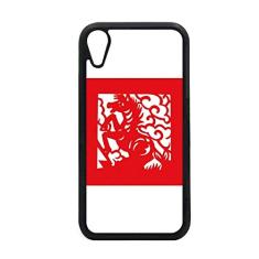 Capa com estampa de cavalo animal do zodíaco da China para iPhone XR para proteção de telefone da Apple