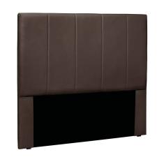 Cabeceira Cama Box Queen 160 cm Arizona Veludo Marrom S04 - D`Rossi