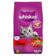 Ração Whiskas Carne Para Gatos Adultos - 10,1 Kg