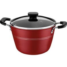 Caldeirão Tramontina 26cm Antiaderente Sicília 7,6L Vermelho