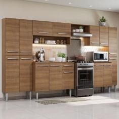 Cozinha Completa Madesa Emilly Joycom Armário e Balcão 15 Portas 1 Gav
