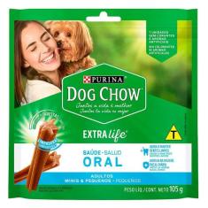 Petisco Nestlé Purina Dog Chow Oral Extra Life Cães Adultos Raças Mini