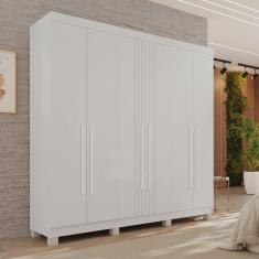 Guarda-roupa 2 Gavetas 6 Portas com Pés Lisboa