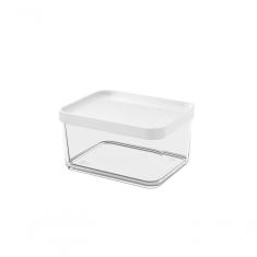 Pote Clear Grande 13,1 X 16,7 X 8,5 Cm 280 Ml Branco Coza