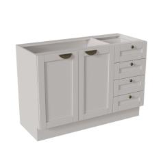 Balcão Para Pia 120cm Sem Tampo Arizona Cabecasa Madeiramadeira Branco