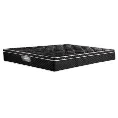 Colchão Box Casal King Size193cm Molas Ensacadas Bonnel Perola Negra Preto - Gazin