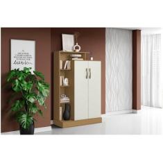 Armário Multiuso 2 Portas Florença Aramóveis, Atacama e Off White