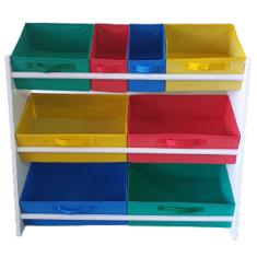 Organizador de Brinquedos Infantil OrganiBox Colorido