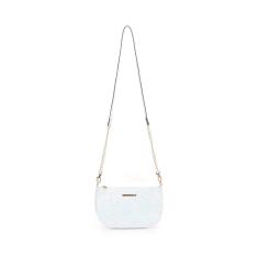 Bolsa Transversal Pequena Glitter Alça Corrente Ajustável WJ