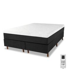 Cama Box e Colchão Magnético Massageador - Therapy Life Elegancy, Pret