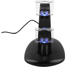 Carregador para console de jogos, suporte de encaixe para carregador usb, carregamento duplo, alta segurança, fof ps4 slim/pro controlador fof game console/561
